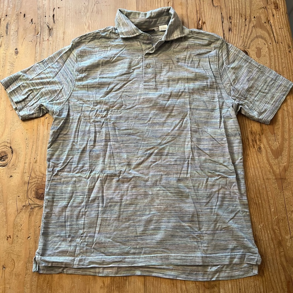 Lenor Romano Men's Short Sleeve Polo Size L